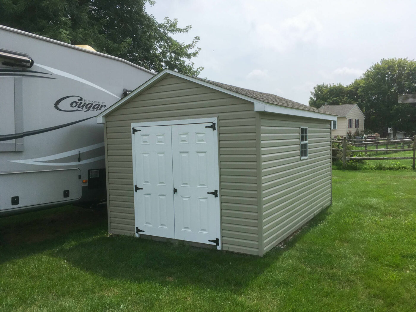 shed repair in bellefonte pa with new door