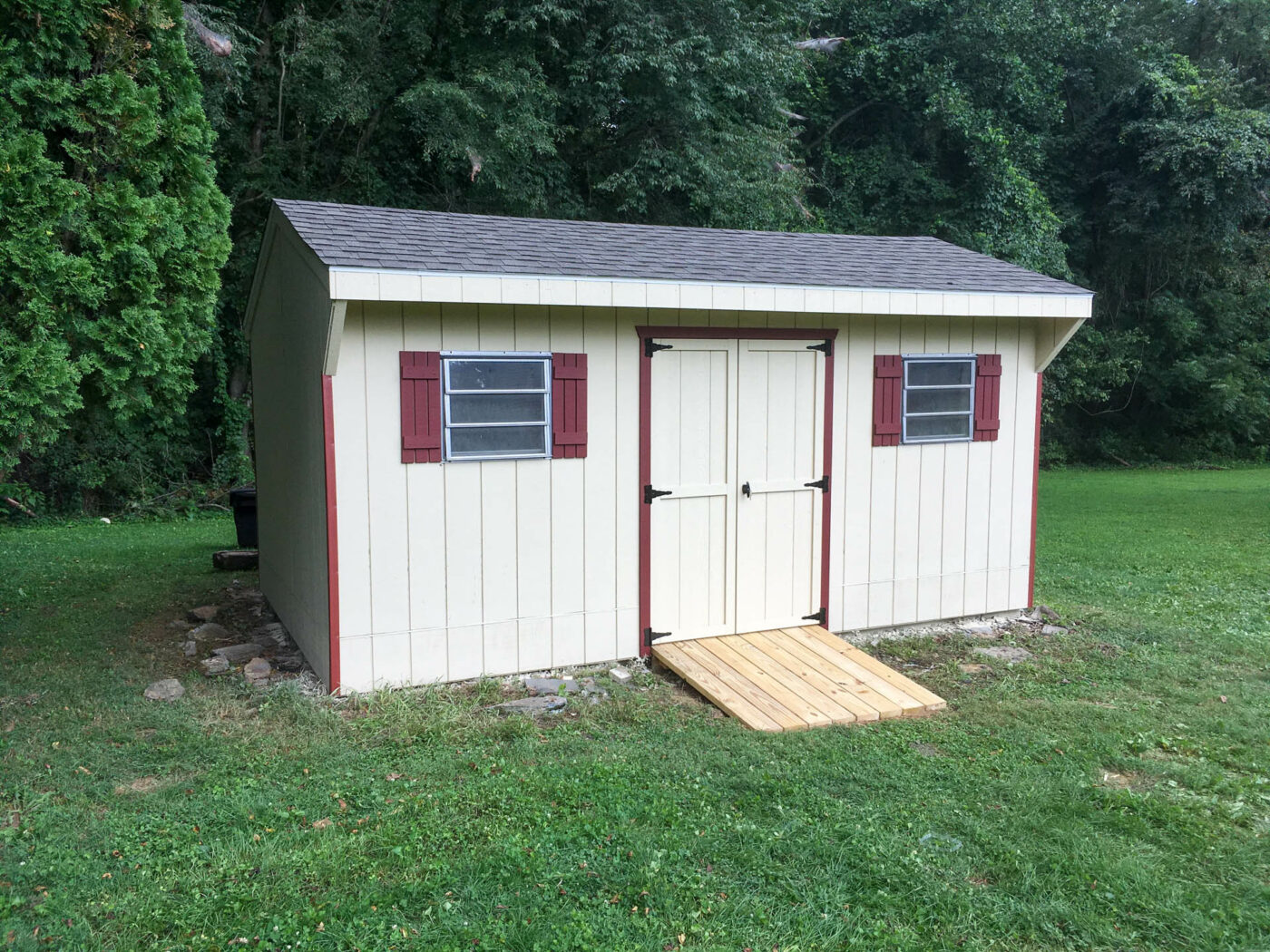 after shed repair in jersey shore pa