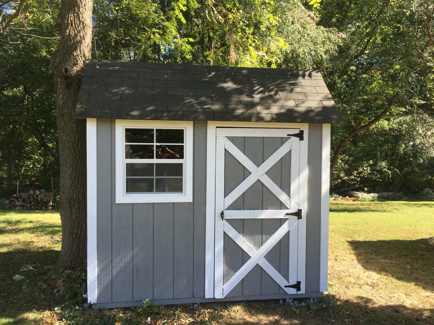 garden shed repair door replace jersey shore pa